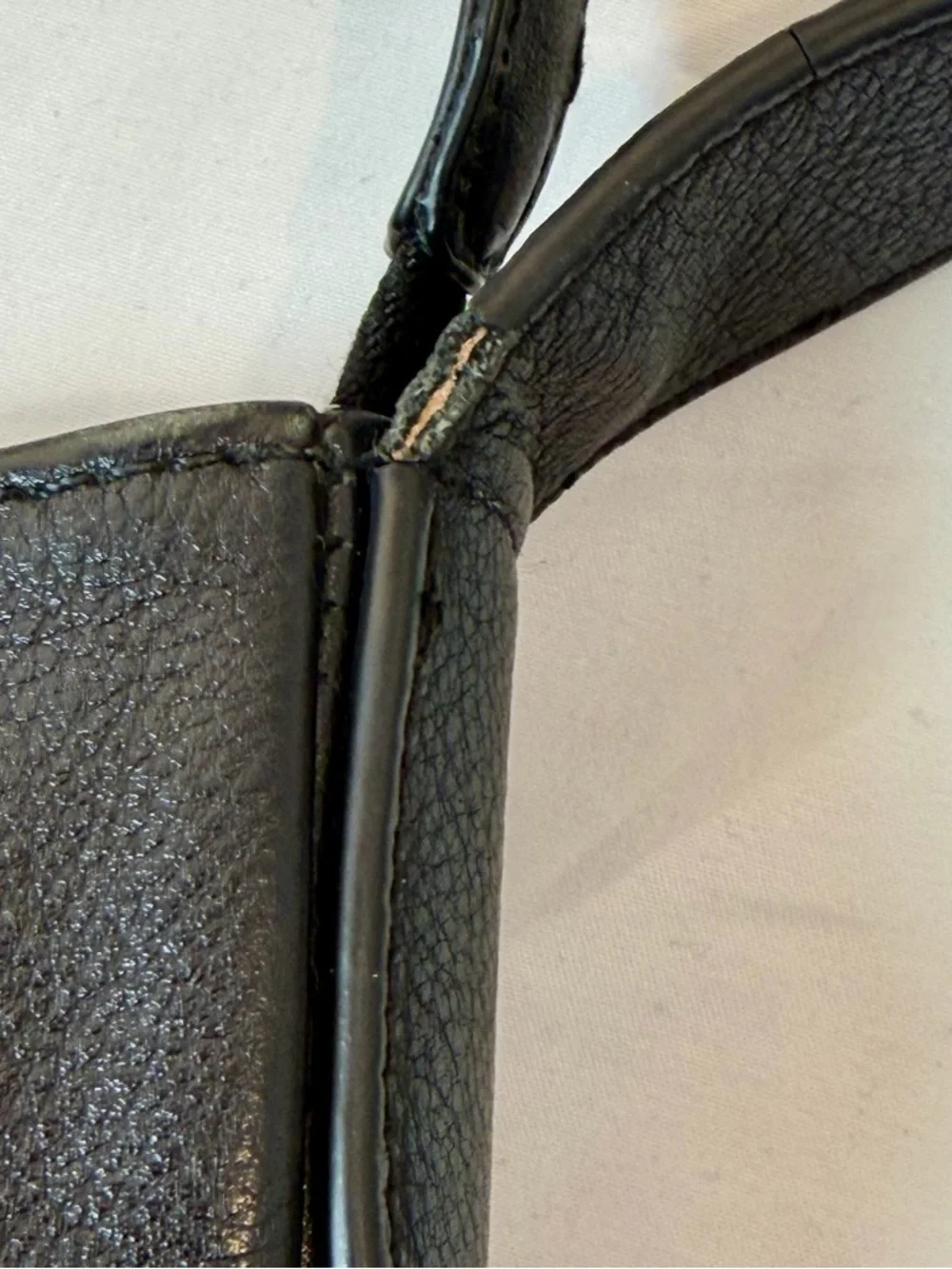 Monserat De Luca Half Moon Black Leather Crossbody Bag